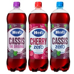 Hero cassis fles 1.25 liter