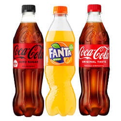 Coca-Cola of Fanta fles 500 ml