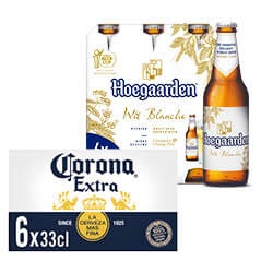 Corona of Hoegaarden 6-packs