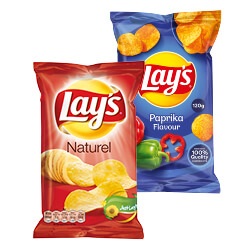 Lay's flat chips zak 200 gram