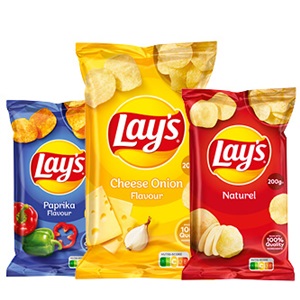 Lay's flat chips zak 200 gram