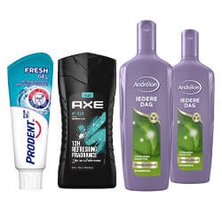 Axe, Dove, Andrelon of Prodent