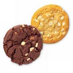 SPAR american cookie double chocolate of witte chocolade macademia