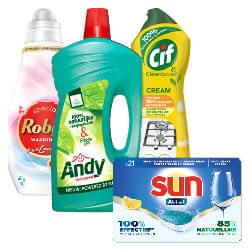 Sun, Robijn, Andy of Cif
