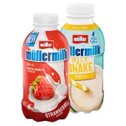 Muellermilk of Mullershake fles 376/400 gram
