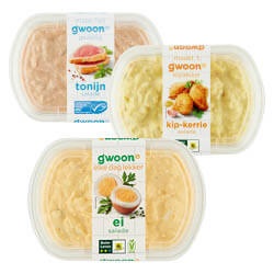 g'woon brood- en toastsalades kuipje 175 gram