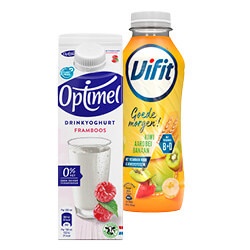 Optimel of Vifit pak 400/500 ml