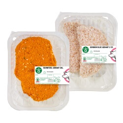 SPAR cordon bleu, gehakt- of satéschnitzel
