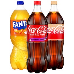 Coca-Cola of Fanta fles 1,5 liter