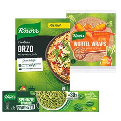 Knorr Wereldgerechten, wraps en pasta's