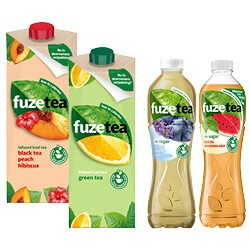 Fuze Tea fles 1.25 of pak 1.5 liter