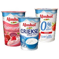 Almhof yoghurt 450 of 500 gram