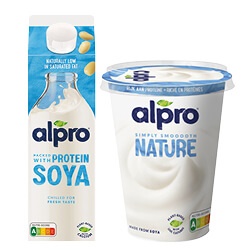 Alpro gekoeld 0.2/1 liter of Arla jörd 0.4/1 liter