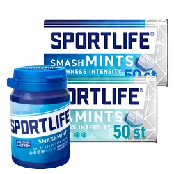 Sportlife mints 35 gram of kauwgom 52 gram