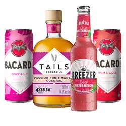 Bacardi blik 250/330 ml, Bacardi Breezer of Tails