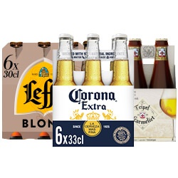 Leffe, Tripel Karmeliet, Corona of Hertog Jan speciaalbier