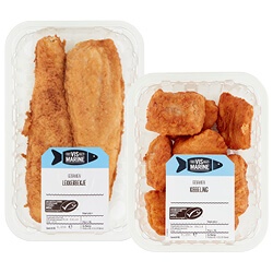 Vis Marine lekkerbek of kibbeling bak 250 gram