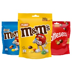 M&M's of Maltesers 135/340 gram