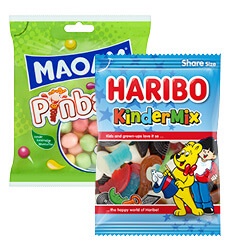 Haribo of Maoam zak 175/250 gram