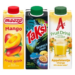 Maaza, Appelsientje of Taksi pakje 330ml  of DubbelFrisss pakje 350ml