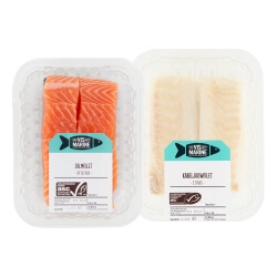 Vis Marine zalm op huid of kabeljauwfilet pak 2 stuks