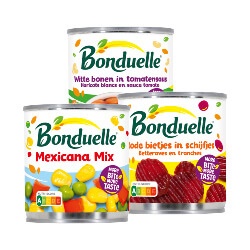 Bonduelle blik 150/200 gram