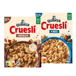 Quaker Cruesli 375 of 450 gram