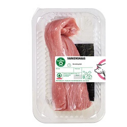 Productfoto van SPAR varkenshaas naturel of culinair per 325 gram