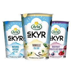 Productfoto van alle Arla skyr beker 450 gram