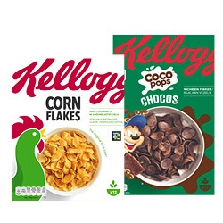 Productfoto van alle Kellogg's ontbijtgranen