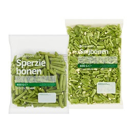 Productfoto van snij- of sperziebonen zak 400 gram