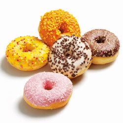 Productfoto van SPAR gedecoreerde donuts blister 5 stuks