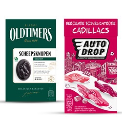 alle Autodrop of Oldtimers doos 185/280 gram