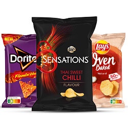 alle Doritos, Lay's Sensations of Oven baked 150/170 gram