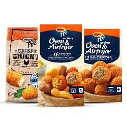 alle Mora mini's of crispy chicken