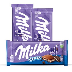 Productfoto van alle Milka chocolade 85/100 gram