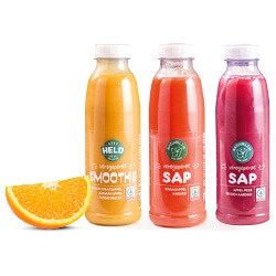 Productfoto van alle SPAR verse sappen of smoothies 500 ml