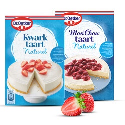 Productfoto van Dr. Oetker mix voor kwark- of monchoutaart pak 330/440 gram