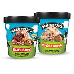 alle Ben & Jerry's bekers 427/465 ml