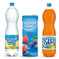 alle Crystal Clear of Sisi fles of pak 1.5 liter