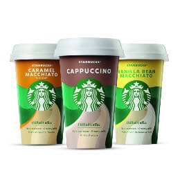 alle Starbucks ijskoffie beker 220 ml