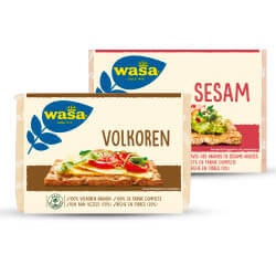 alle Wasa knäckebröd pak 245/260 gram