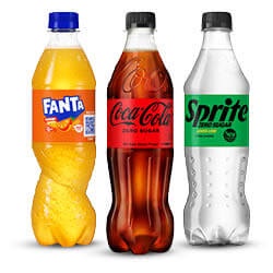 Coca-Cola, Fanta of Sprite fles 500 ml