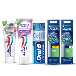 alle Aquafresh of Oral-B