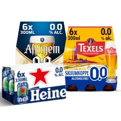 alle Heineken, Affligem of Texels 0.0