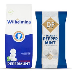 alle Fortuin of Wilhelmina pepermunt 200/450 gram