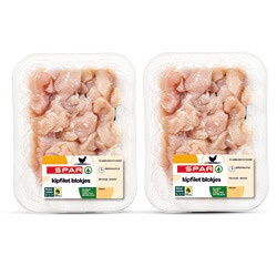 SPAR kipfiletblokjes bak 275 gram