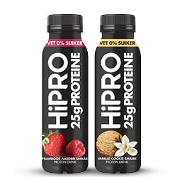 alle Hipro drink fles 300 ml of pouch zakje 200 gram