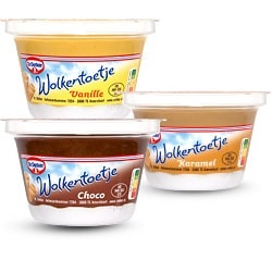 alle Dr. Oetker wolkentoetjes bakje 115 of 125 gram