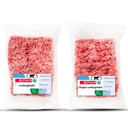 SPAR rundergehakt naturel of mager zak 300 gram